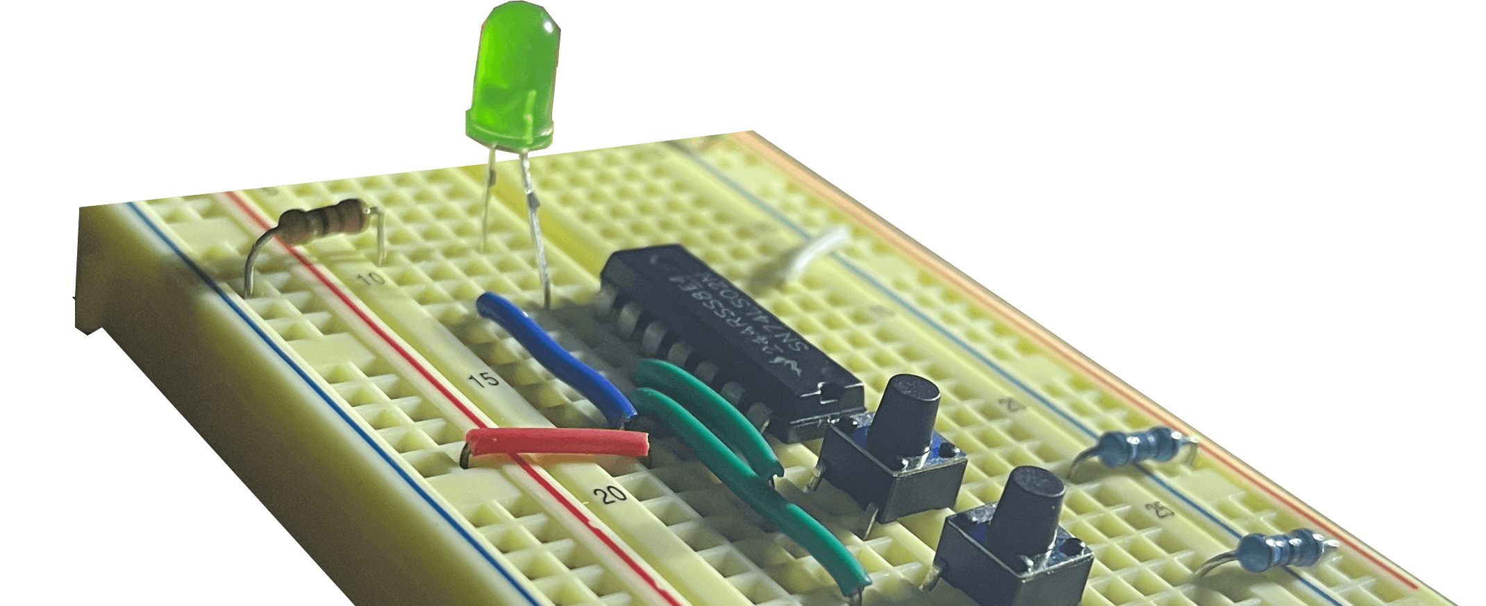 Breadboard circuit