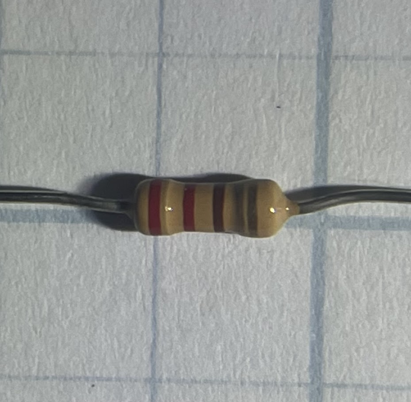 4 band resistor example